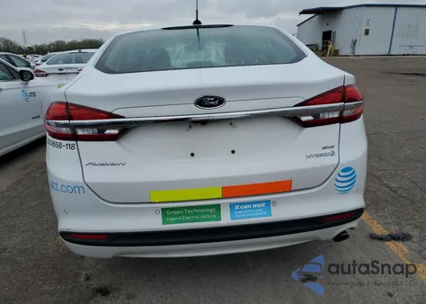 2018 Ford Fusion Se Hybrid z USA, uszkodzony, nr VIN 3FA6P0LU4JR172074